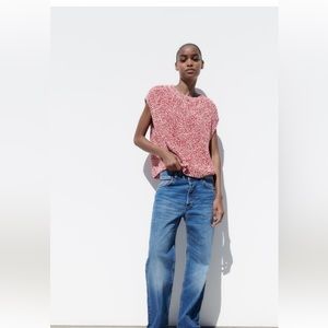 ZARA OVERSIZED KNITWEAR VEST